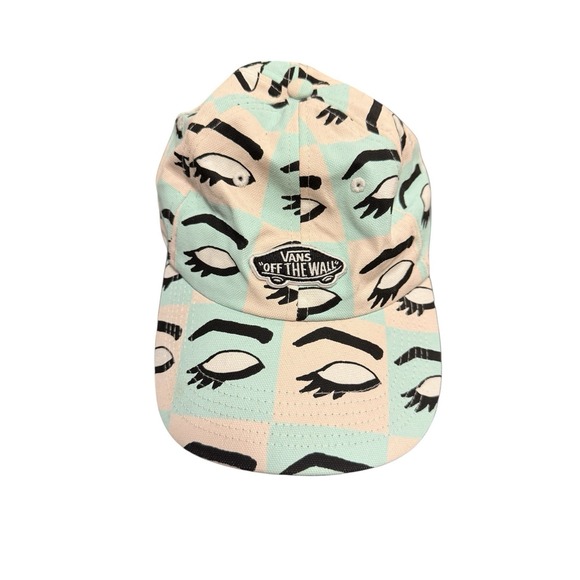 Vans Other - Vans Hat Kendra Dandy Logo  Adjustable Strap Baseball Cap Mod Eye Canvas